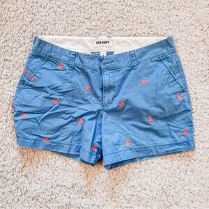 Old Navy palm tree print shorts size 8